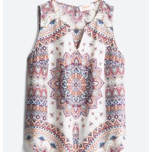 Verse Jory Split Neck Top (Stitch Fix Collection)